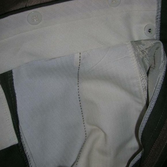 MACY'S Mens Impeccable RALPH LAUREN CHAPS SUIT 100% Wool 2 PIECE Suit 42L Olive - Picture 7 of 7